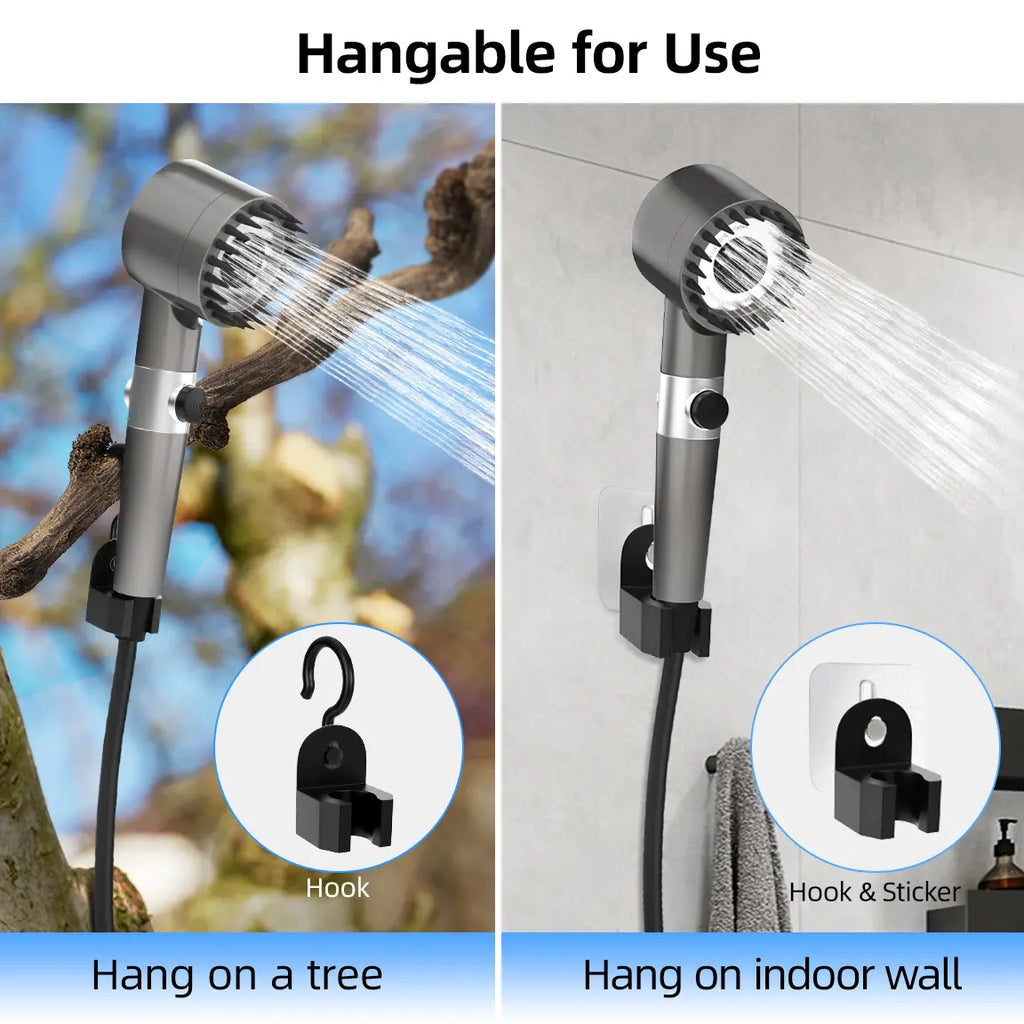 Portable Electric Shower with 12000mAh Battery - Ideal for Camping, Hiking, Pet Cleaning, and Car Washing - Essential Travel Accessory and Camping Gear
