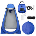 Ann Katy Portable Privacy Tent and Shower Kit - 2-Piece Set with 5 Gallon Solar Shower Bag, Waterproof Instant Canopy for Camping, Hiking, and Fishing