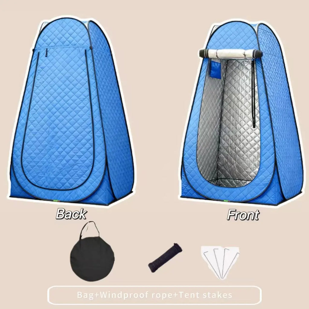 Insulated Pop-Up Ice Fishing Tent – Durable 3-Layer Oxford Cloth Winter Shelter – Instant Setup Portable Tent for Ice Fishing, Camping, and Winter Activities