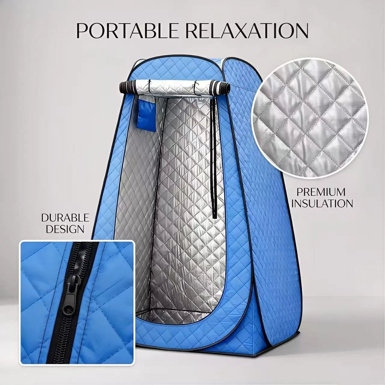 Insulated Pop-Up Ice Fishing Tent – Durable 3-Layer Oxford Cloth Winter Shelter – Instant Setup Portable Tent for Ice Fishing, Camping, and Winter Activities